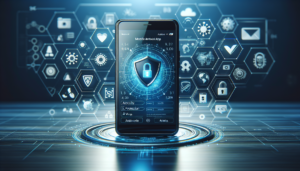 Interface do Bitdefender Mobile Security em um smartphone.