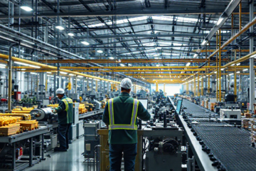Imagem representando oportunidades para engenheiros de produção na indústria.