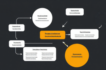 Imagem de destaque mostrando um analista de processos em ação, discutindo fluxos de trabalho e melhorias com colegas de equipe em um escritório.