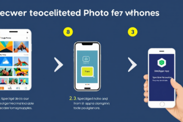 Passo a passo para recuperar fotos apagadas do celular.