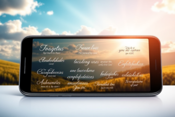 Imagem do aplicativo para ver frases cristãs, ideal para inspiração e reflexão espiritual.