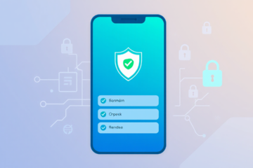 Imagem ilustrativa de um aplicativo de antivirus em um dispositivo móvel