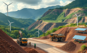 Cobre escasso e desafios na transição para energia limpa.