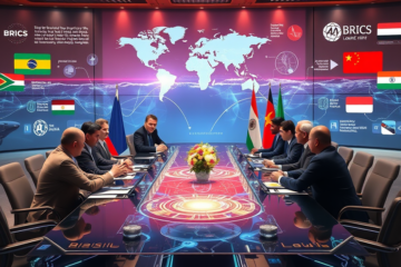 Estudo sobre a viabilidade técnica e econômica de cabos submarinos para redes de comunicação de alta velocidade discutido na Cúpula do Brics.