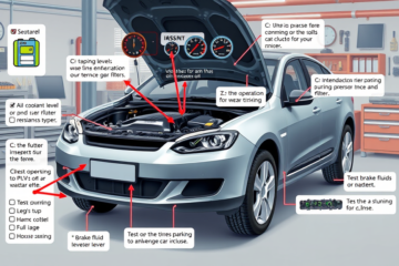 Verificações de manutenção veicular para segurança e desempenho.