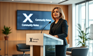 Linda Yaccarino anuncia sua renúncia como CEO da rede social X após dois anos no cargo, destacando agradecimentos por sua liderança e inovações.