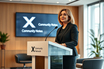 Linda Yaccarino anuncia sua renúncia como CEO da rede social X após dois anos no cargo, destacando agradecimentos por sua liderança e inovações.