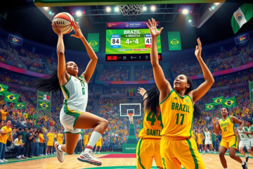 Kamilla Cardoso e Damiris Dantas destacam-se na vitória da seleção feminina de basquete nas quartas de final da AmeriCup.