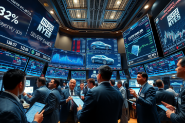 Imagem ilustrativa mostrando a alta do preço da prata no mercado, refletindo a demanda crescente por tecnologia e investimentos.