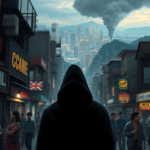 Gráfico mostrando o impacto do crime na economia brasileira com dados sobre o imposto oculto e custos de violência.