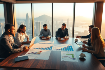 Gráfico mostrando as quedas e aumentos no PIB dos municípios de São Paulo e Rio de Janeiro entre 2022 e 2023.