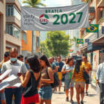 Ilustração da reforma tributária no Brasil e sua nova estrutura de impostos, destacando o sistema de IVA Dual.