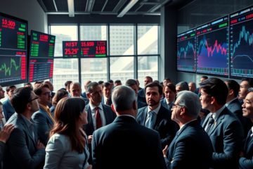 Gráfico mostrando a reação do mercado financeiro à possível indicação de Guilherme Mello como diretor de Política Econômica do Banco Central.