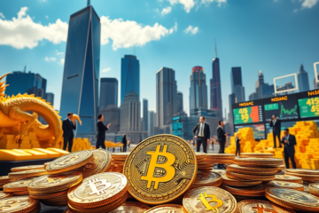 Bitcoin se destacando como uma reserva de valor em um novo cenário econômico global.