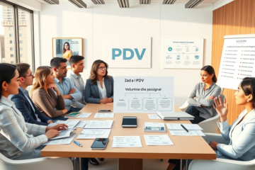Funcionários considerando programas de demissão voluntária e seus impactos financeiros.