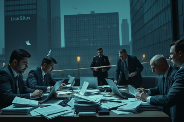 Imagem relacionada à Operação Fallax e fraudes bancárias, destacando a crise da empresa Fictor e as investigações em curso.