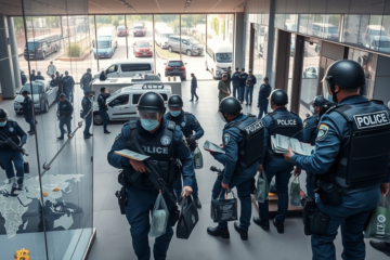 Imagem ilustrativa da Operação Narco Azimut com foco em lavagem de dinheiro.