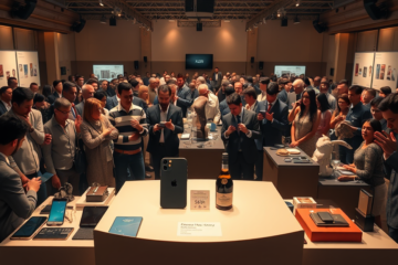 Leilão de itens apreendidos com destaque para iPhones, eletrônicos e produtos variados a preços acessíveis.