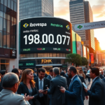 Ibovespa fecha acima de 198 mil pontos, com destaque para ações da Vale e Petrobras.