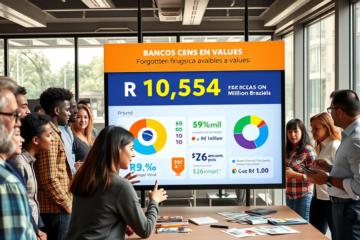 Imagem representando a devolução de valores esquecidos a brasileiros.