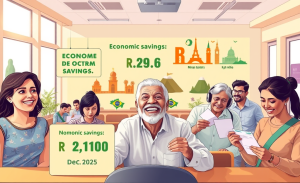 Gráfico demonstrando a economia obtida com a nova plataforma CNH no Brasil.