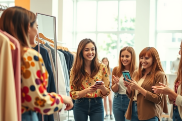 Imagem ilustrativa sobre as ofertas de roupas grátis da SHEIN e os golpes relacionados.