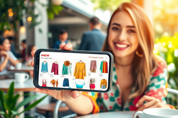 Imagem destacada sobre a funcionalidade do app da SHEIN que libera produtos para usuários.