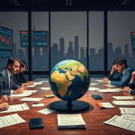 O Banco Central Europeu alerta sobre riscos financeiros globais devido a políticas comerciais dos EUA e conflitos geopolíticos no Irã.