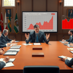 O ministro do TCU criticando o empréstimo de R$ 12 bilhões aos Correios, destacando problemas na análise da capacidade de pagamento.
