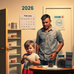 Imagem representativa da insegurança alimentar nos Estados Unidos, destacando a crescente dificuldade das famílias com baixa renda e crianças pequenas.