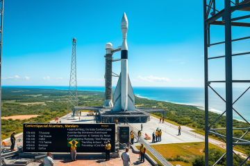 Centro Espacial de Alcântara em desenvolvimento para lançamentos espaciais e contratos no mercado global.