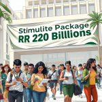 Imagem representativa do pacote de estímulos econômicos e suas implicações fiscais.