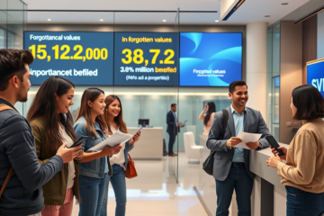 Imagem representativa dos valores esquecidos nas instituições financeiras, destacando a importância do Sistema Valores a Receber.