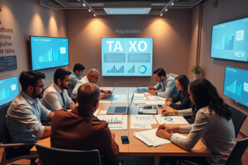 Empresas se adaptam à Reforma Tributária no Brasil.