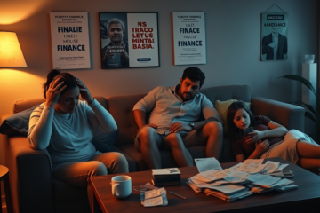 Estudo sobre os impactos financeiros na saúde mental, destacando preocupações, qualidade do sono e autoestima entre os brasileiros.