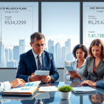 Gráfico mostrando a média de dívidas dos brasileiros em comparação com a renda mensal e o impacto na renegociação financeira.